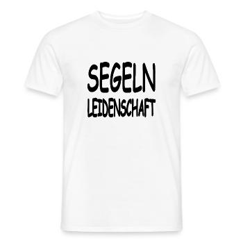 Sail - Men's T-Shirt - white - Front - AI Model Male 178 dark (178cm)