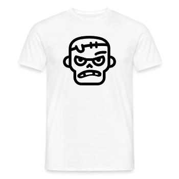 Zombie - Männer T-Shirt - Weiß - Vorne - AI Model Male 178 dark (178cm)
