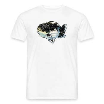 Grade Beautiful Kirin Female Lion Queen HQ Ranchu - Men's T-Shirt - white - Front - AI Model Male 178 dark (178cm)