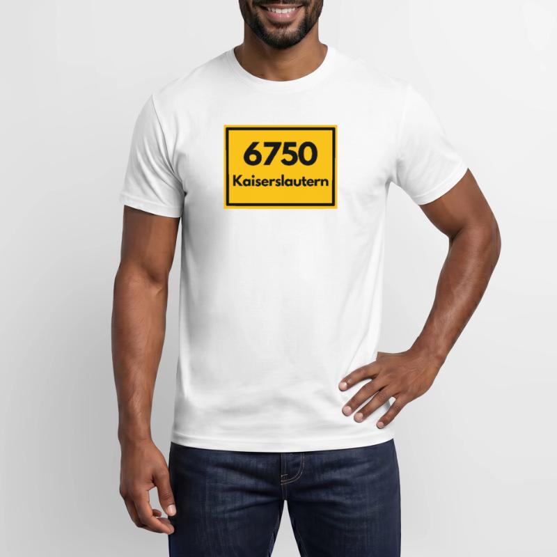 OLD POSTCODE POSTCODE 6750 KAISERSLAUTERN LAUTRE Men’s T-shirt