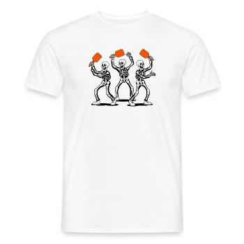Graphique de Halloween Pickleball - T-shirt homme - blanc - Devant - AI Model Male 178 dark (178cm)