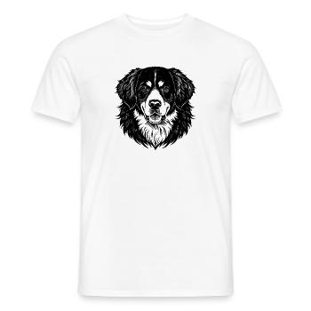 Berner Bergkopf - Männer T-Shirt - Weiß - Vorne - AI Model Male 178 dark (178cm)