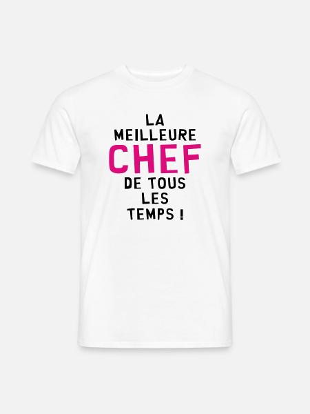 Best Chef of All Time - Men's T-Shirt - white
