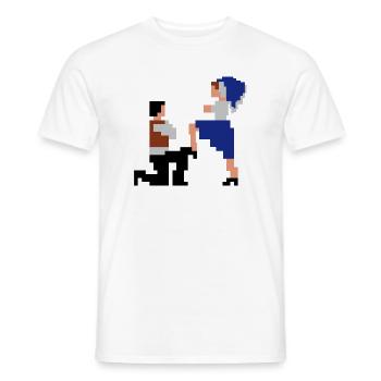 Šij, luby šewco šij... - T-shirt homme - blanc - Devant - AI Model Male 178 dark (178cm)