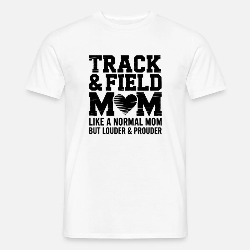 Leichtathletik Sprüche Leichtathletik Geschenk - Männer T-Shirt - Weiß