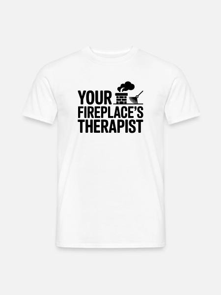 Chimney sweep funny saying chimney sweep - Men's T-Shirt - white