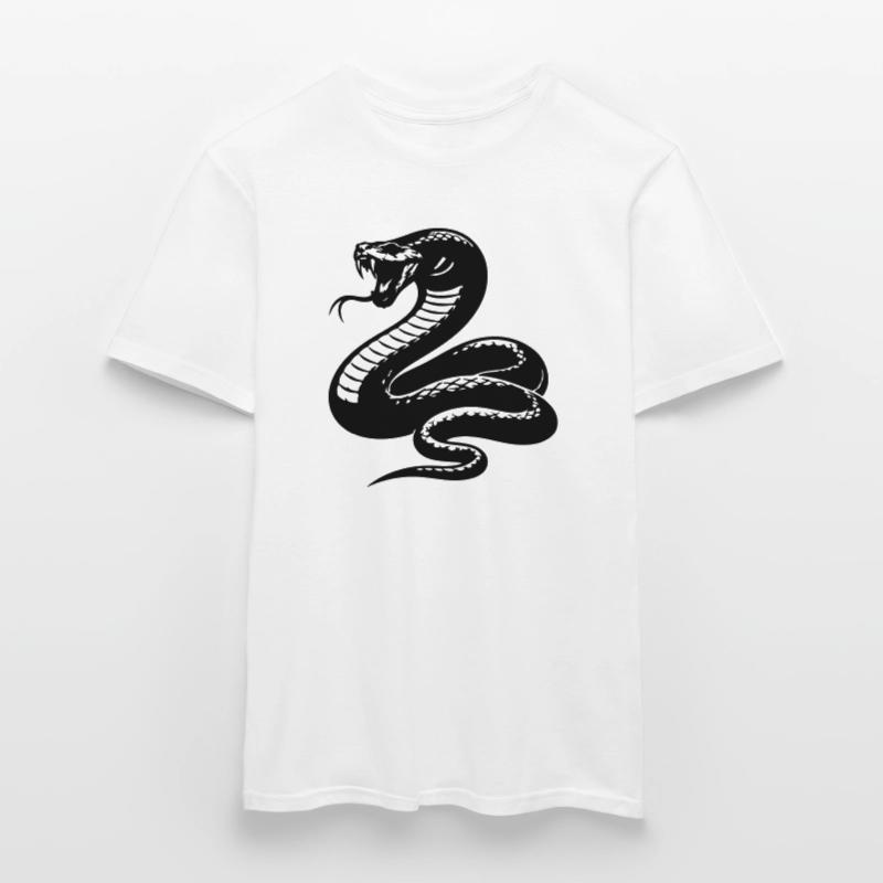 Silhouette du python serpent T-shirt homme