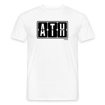 Athen, Athen, T-shirt Athens Souvenir - T-shirt homme - blanc - Devant - AI Model Male 178 dark (178cm)