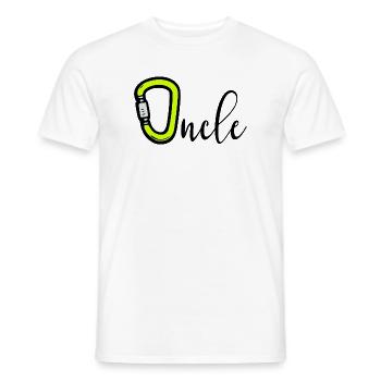 Camping Escalade Oncle - Men's T-Shirt - white - Front - AI Model Male 178 dark (178cm)