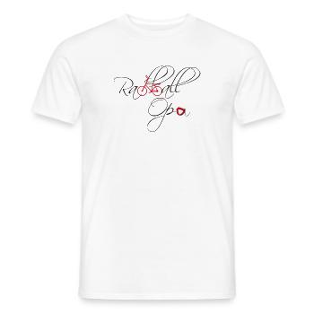 Radball, Cycleball, Hallenradsport, Opa - Männer T-Shirt - Weiß - Vorne - AI Model Male 178 dark (178cm)