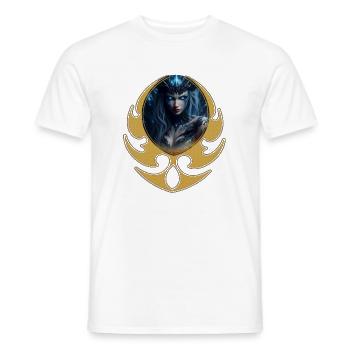 Emblema Hielo y Corona - Men's T-Shirt - white - Front - AI Model Male 178 dark (178cm)