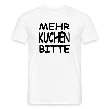 Gâteau - T-shirt homme - blanc - Devant - AI Model Male 178 dark (178cm)
