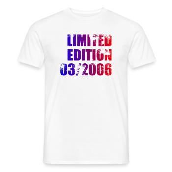 20e anniversaire édition limitée 03/2006 - T-shirt homme - blanc - Devant - AI Model Male 178 dark (178cm)