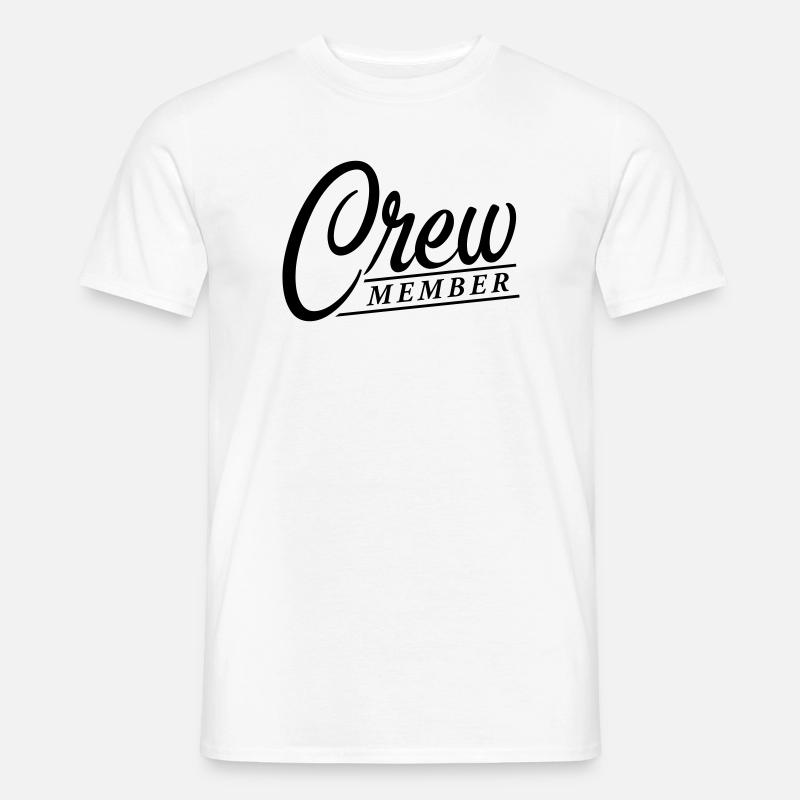 Crew - Männer T-Shirt - Weiß