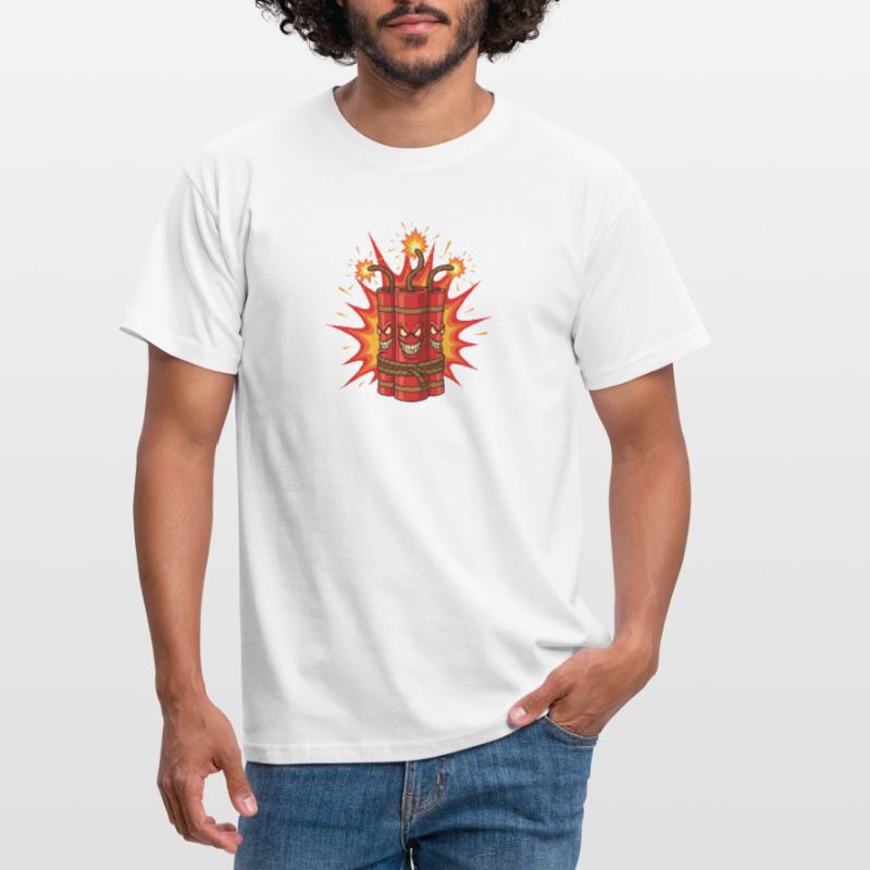 Exploding Dynamite Art Men's T-Shirt