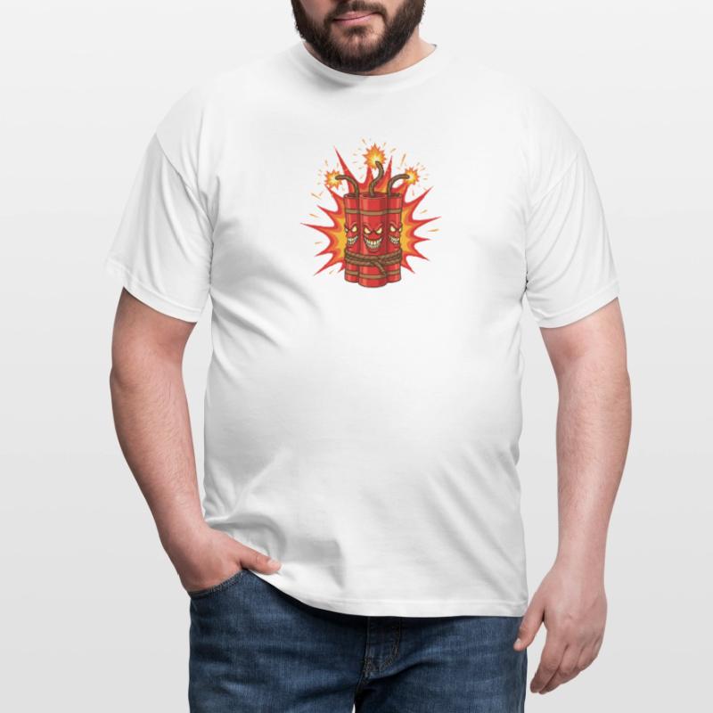 Exploding Dynamite Art Men's T-Shirt