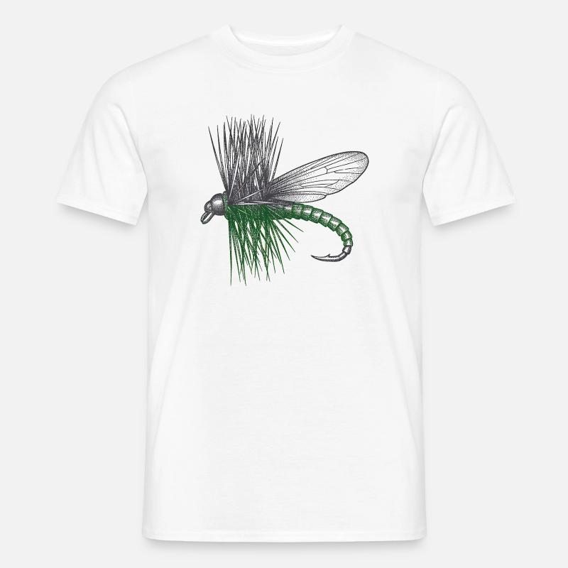 Der Master's Fly - Männer T-Shirt - Weiß