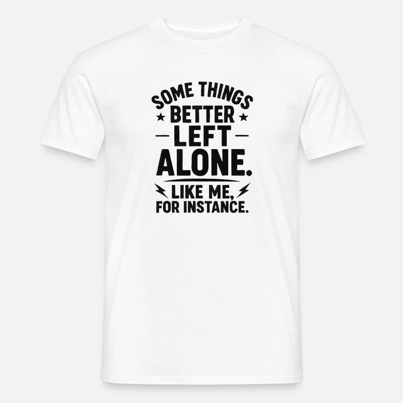 Lustiger Spruch Introvertierte Nerds Geschenkidee - Männer T-Shirt - Weiß