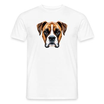 German Boxer Dog Boxer Club German Boxer Club - Men's T-Shirt - white - Front - AI Model Male 178 dark (178cm)