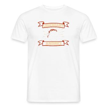 Andrej - Männer T-Shirt - Weiß - Vorne - AI Model Male 178 dark (178cm)