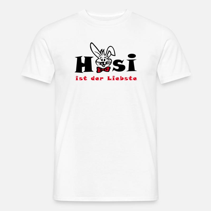 Bunny est la plus chère Easter - T-shirt homme - blanc