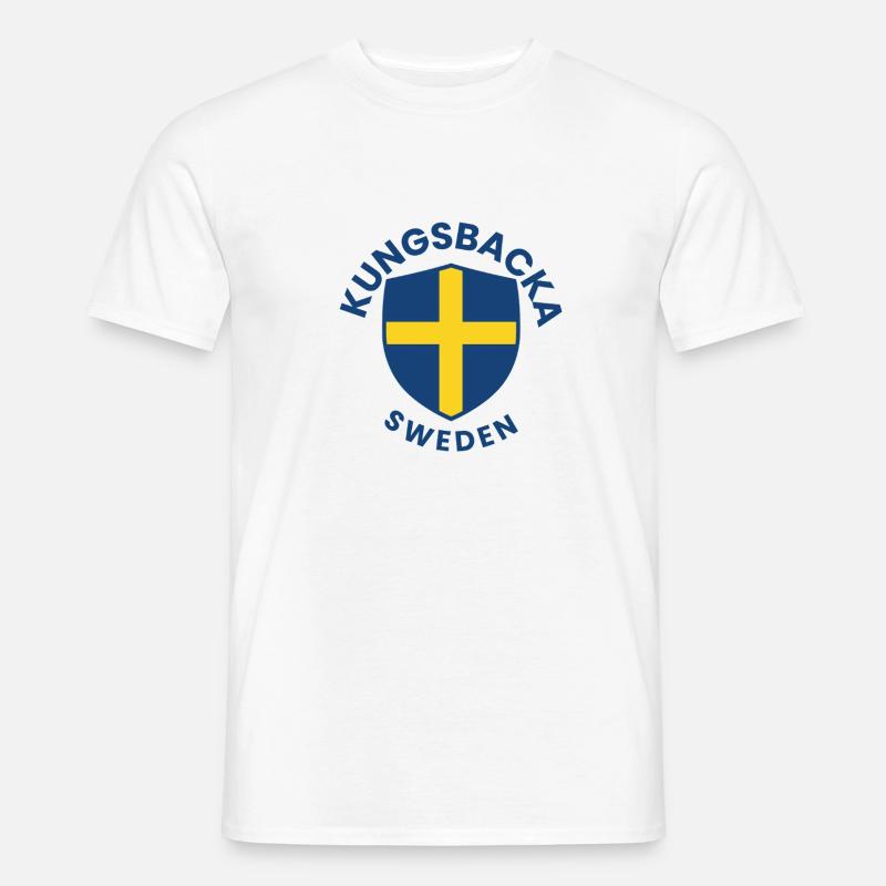 Kungsbacka Sköld, Schweden - Männer T-Shirt - Weiß