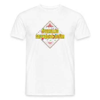Costume officiel de carnaval - T-shirt homme - blanc - Devant - AI Model Male 178 dark (178cm)
