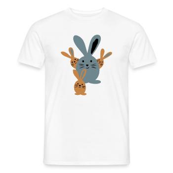Pâques - T-shirt homme - blanc - Devant - AI Model Male 178 dark (178cm)
