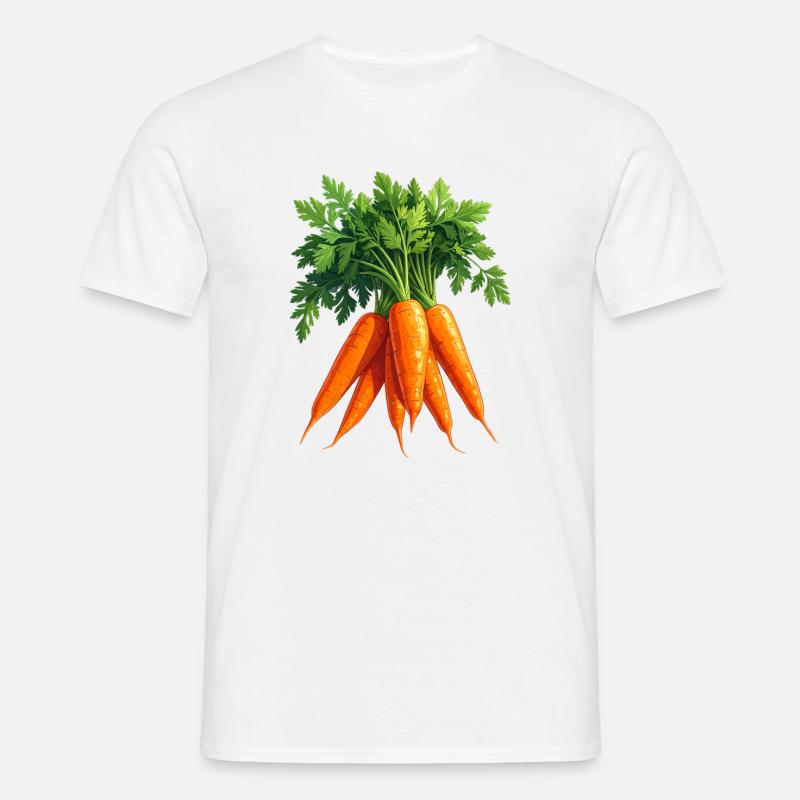 Gulerødder / Gulerødder - T-shirt til herrer - hvid