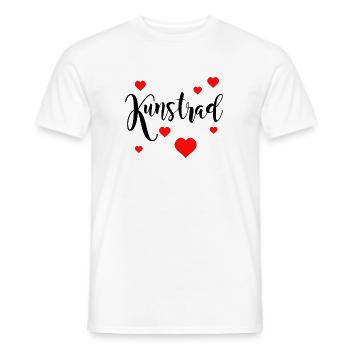 Artistic cycling, artistic cycling, indoor cycling - Men's T-Shirt - white - Front - AI Model Male 178 dark (178cm)