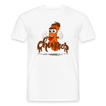 Churros - Men's T-Shirt - white - Front - AI Model Male 178 dark (178cm)