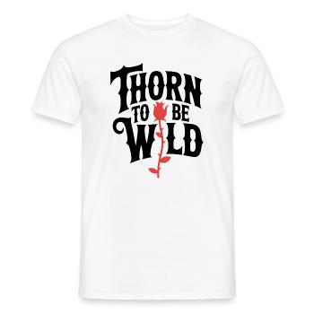 Rose deer - Men's T-Shirt - white - Front - AI Model Male 178 dark (178cm)