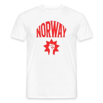 Norway - Männer T-Shirt - Weiß - Vorne - AI Model Male 178 dark (178cm)