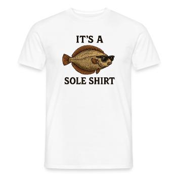 Sole mit Sonnenbrille - Männer T-Shirt - Weiß - Vorne - AI Model Male 178 dark (178cm)