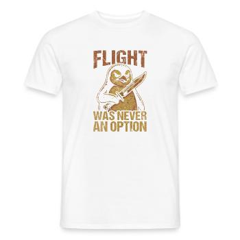 Combattre un manchot à l’épée - T-shirt homme - blanc - Devant - AI Model Male 178 dark (178cm)