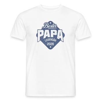 Bester Papa 2026 - Männer T-Shirt - Weiß - Vorne - AI Model Male 178 dark (178cm)