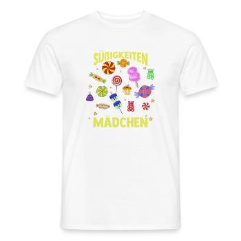 Sweets Sweet Tooth Cute Girl - Men's T-Shirt - white - Front - AI Model Male 178 dark (178cm)