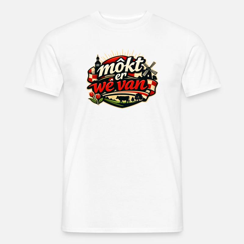 Muss da sein, Brabant-Logo - Männer T-Shirt - Weiß