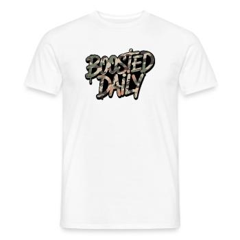 Boosted Daily Auto Tuning Design Camouflage Tuner - T-shirt homme - blanc - Devant - AI Model Male 178 dark (178cm)
