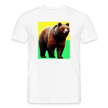 ours - T-shirt homme - blanc - Devant - AI Model Male 178 dark (178cm)