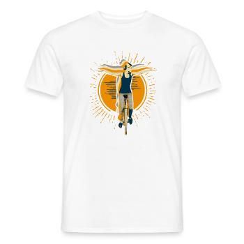 Einrad | Unicycling Freestyle - Männer T-Shirt - Weiß - Vorne - AI Model Male 178 dark (178cm)