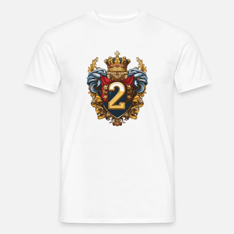 2 Antal våbenskjolde - Mænd T-shirt - hvid