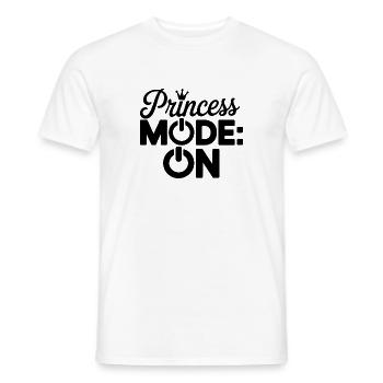 Princess Mode Design - Men's T-Shirt - white - Front - AI Model Male 178 dark (178cm)
