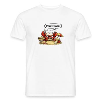 Strand Humor Motiv Urlaub Geschenk - Männer T-Shirt - Weiß - Vorne - AI Model Male 178 dark (178cm)