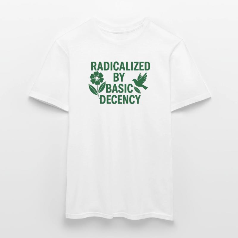 Progressive Values Basic Decency Shirt Männer T-Shirt