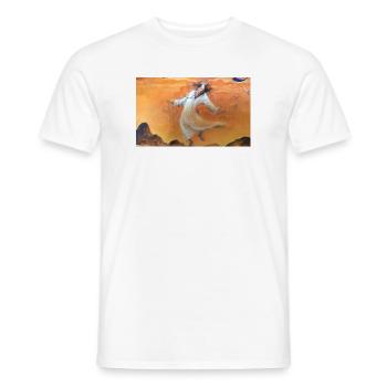 Der Tänzer - Männer T-Shirt - Weiß - Vorne - AI Model Male 178 dark (178cm)