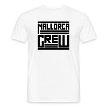 Mallorca Crew - Men's T-Shirt - white - Front - AI Model Male 178 dark (178cm)