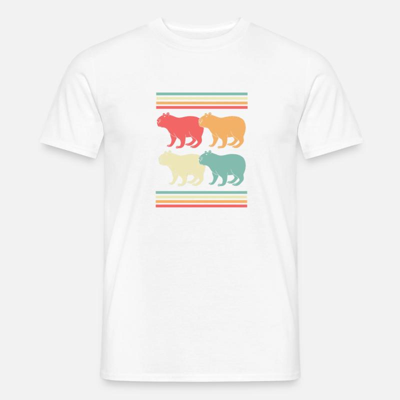 Capibara Capybara - Männer T-Shirt - Weiß