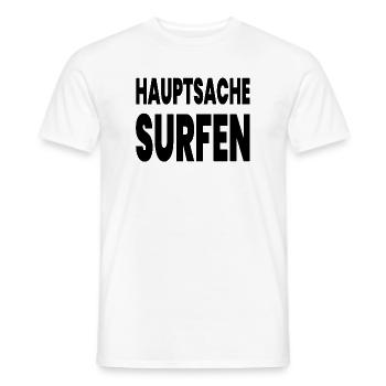 Surf - T-shirt homme - blanc - Devant - AI Model Male 178 dark (178cm)