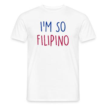 Philippines Philippinen - Männer T-Shirt - Weiß - Vorne - AI Model Male 178 dark (178cm)